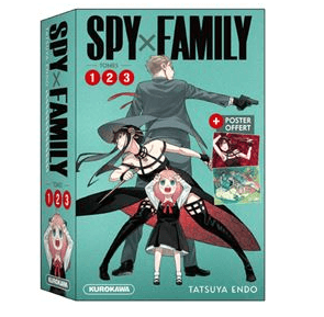 Spy X Family - Avec poster, 3 Volumes : COFFRET
