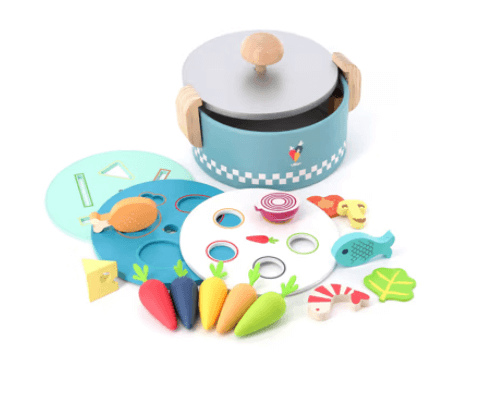 Popotte Minus , jeu d'imitation et d'encastrements Vilac