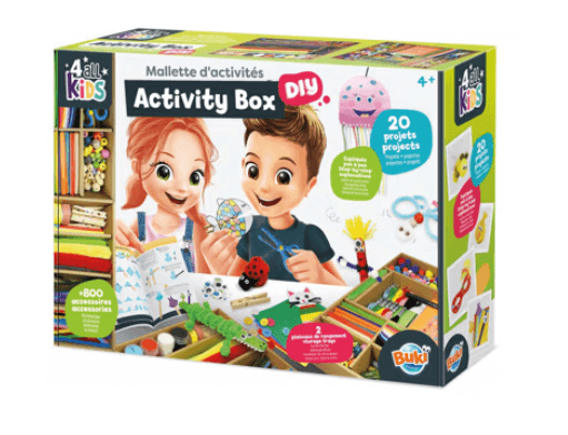 Mallette d'activités de loisirs créatifs, Buki