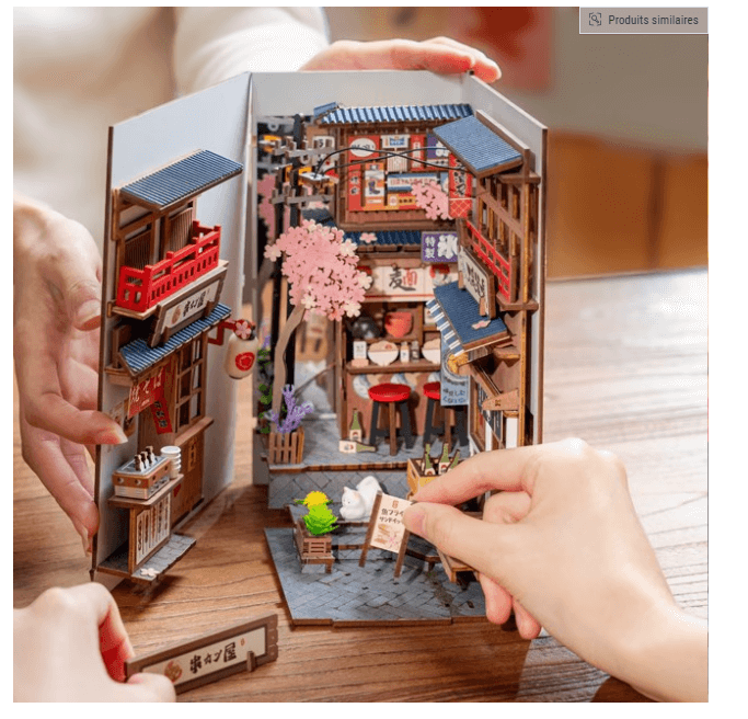 Maquette serre-livres Sakura Tokyo