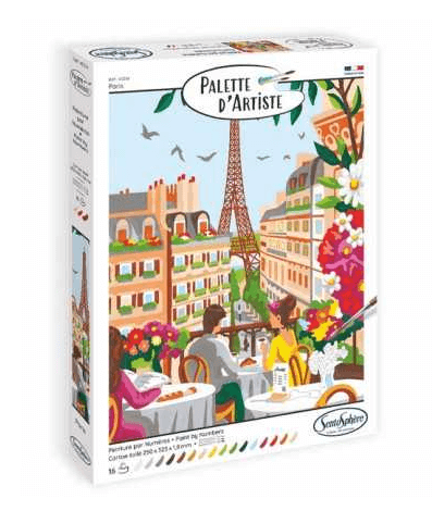 Peinture par numéros Paris Palette d'artiste - Sentosphère